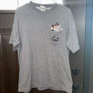 Vintage Warner Bros. Gray Short Sleeve Tee with Tasmanian Devil - size large
